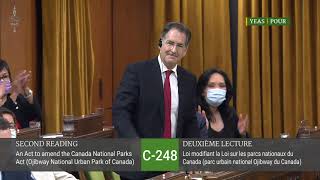 Masse's Private Member's Bill C-248, An Act to Create Ojibway National Urban Park, Passes Vote