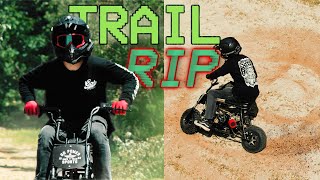 EPIC Trail Ride! Stage 2 212cc Mini Bike FULL SEND