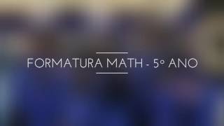 Formatura Math - 5º Ano