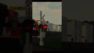 BCOL Dash 9 leading Intermodal #train #roblox #subcribe #shorts #trending