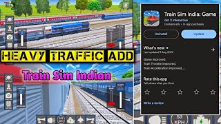 Train Sim Indian Big New Update | Heavy Traffic Add | Door View Add | Rail Gaming World