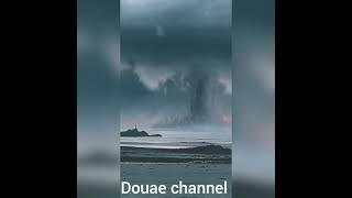 سبحان الله العظيم واتوب اليه اقوى عاصفة في العالم🌪🌊🌫 #shorts #shortvideo #عاصفة#شكرا