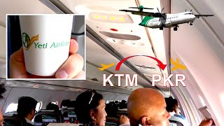 🏔️ High Altitude Adventure: Yeti Airlines ATR 72 Trip Report - Kathmandu to Pokhara! ✈️😱