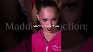 Maddie's reaction to Nia's solo: