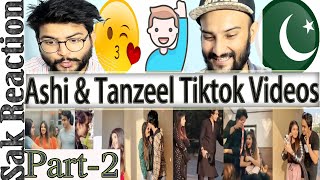 Pakistani Boys React to | Ashi Khanna & Tanzeel Khan | Romantic Tiktok Videos | Part-2