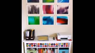 DIY Abstract Wall Art