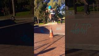 Big air over cone #trending #skills #fun #subscribe #scooter