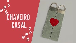 Chaveiro Coração | PAP Feltro