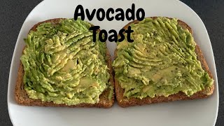 Avocado Toast | Healthy Breakfast | Healthy and Tasty | 4K | Weight loss Recipe