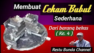 Membuat cekam bubut sederhana dari barang bekas (ke 4)