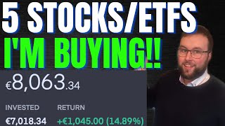 5 Stocks/ETFs I'm Buying Long Term!!