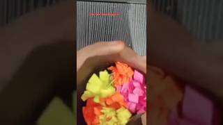 How to Make Flower Bouquet  ideas||art crasft chart paper flower||viral short