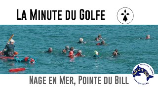 La Minute du Golfe - E17 - Nage en mer, Pointe du Bill