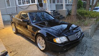 1995 Mercedes SL500 AMG project. Looking at issues to be sorted.