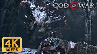 Epic Dragon Fight "Hraezlyr" - God of War 2018  (4K60FPS No Commentary)