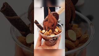 🍫 Chocolate soft ice cream Crème glacée douce au chocolat #subscribe #dessert #icecreamdessert