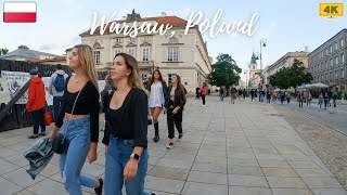 Warsaw Poland 🇵🇱 Nowy Swiat, Krakowskie Przedmieście Walking Tour 4k Best Tourist Spots in Poland