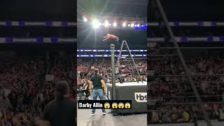 Darby Allin Insane Swanton Bomb on Jeff Hardy from Ladder through Steel Chairs 🤯 #shorts