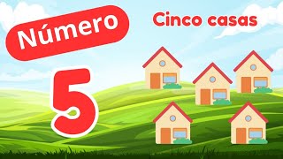 Número 5| NÚMEROS para CRIANÇAS - Aprendendo os NÚMEROS