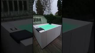 Design Minipool Outdoor Whirlpool Minimalista by Paolo Ferralli Mini Piscine Pool Spa Hot Tub