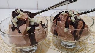 Soft Scoop Chocolate Ice cream by Sammy … 3 ingredient only #sammyfood