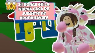 😼✨️24 horas en la Nueva casa de juguete en brookhaven✨️🏠