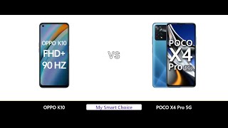 OPPO K10 VS POCO X4 Pro 5G | My Smart Choice