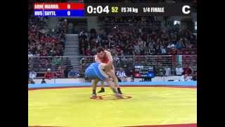 Adam Saitiev v Suren Markosyan, 2012 Olympic Qualification Tournament