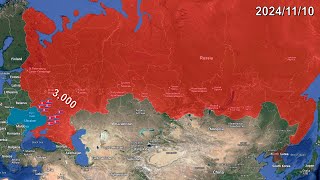 North Korea`s Invasion of Ukraine in 1 minute using Google Earth