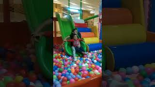 Kids Enjoy Slider#ytshorts#indoor playground#shorts