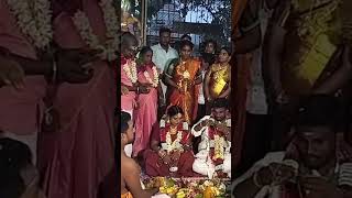 Muthuraman Gayathri Wedding moment #marriage #wedding #tamil #marriagevideo #shorts #shortvideo