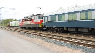 Express train 410 leaves Rovaniemi 6.6.2015