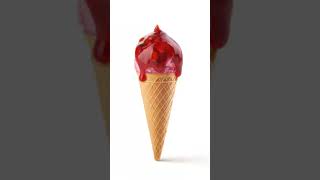 Strawberry Jam Icecream ❤️🍓🍦🍓🍦❤️  |#strawberry #jam #icecream #strawberryjam #cream #cone|  The DRVL