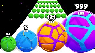 Overweight Balls - Level Up Balls ASMR Max Level Gameplay (Freeplay Upgrade Ball)