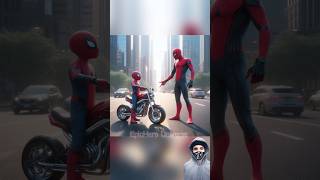 Spider-Man as a Superdad ❤️ Spiderman vs Venom vs Captain America #marvel #shorts #spiderman #ai