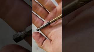 Broken drill bit can be SAVED?! #shorts #mechanic #welding