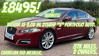 275bhp Jaguar XF 3.0d V6 “S” Portfolio Auto.