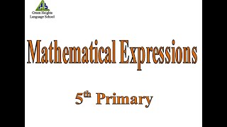 Mathematical Expressions