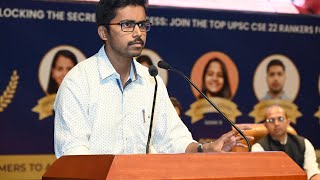 IAS Topper Aspiring UPSC candidates engage with toppers at Raipur’s ‘Toppers Talk’ event