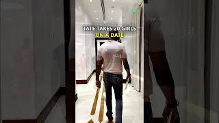 Tate Takes 20 Girls on a Date in Expensive Restaurant in Dubai #shorts