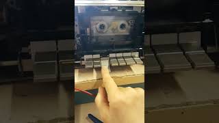 Deck Technics M8 Restaurato | oldschool | Come funziona il mangia cassette