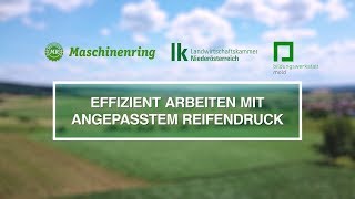 Effizient Arbeiten mit angepasstem Reifendruck