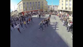 Zorba the Greek Flash Mob Dance Bristol March 2014 UPDATE RIP Mikis Theodorakis