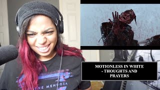 Music Teacher Reacts to MOTIONLESS IN WHITE - Thoughts and Prayers