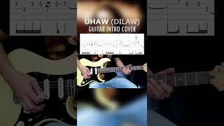 Uhaw (Dilaw) guitar intro cover #guitarcover #guitartabs #uhaw #dilaw #shorts