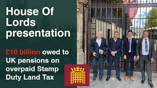 House of Lords - Stamp Duty on SSAS and SIPP pensions - CONFIRMED overpayment