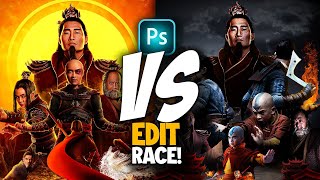 Who Can Make The Best AVATAR THE LAST AIRBENDER Movie Poster | Edit Race S1 E1