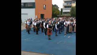 "Amazing Grace" - Proben für die Massed Band in Dübendorf / 2016  Zurich Caledonian Pipe Band