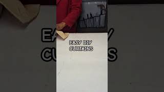 EASY DIY CURTAINS #shortvideo #shorts #short