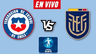 CHILE VS ECUADOR VIVO 🔴 CONMEBOL SUB 15 2024 ▶️ HORARIO Y DONDE VER EN VIVO